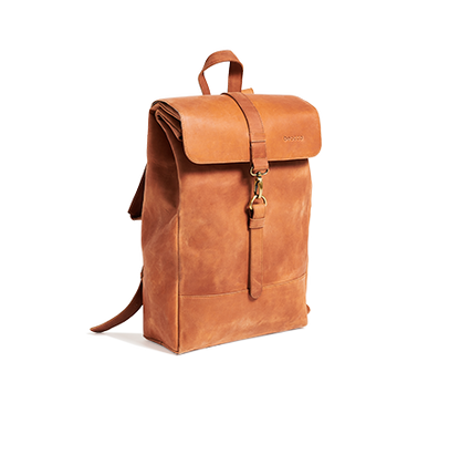 Leren Rugzak Bryce cognac | 17"