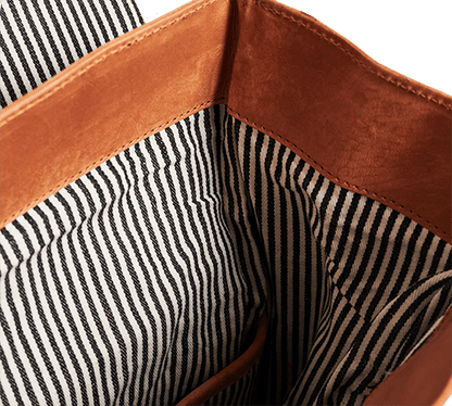 Leren Rugzak Bryce cognac | 17"